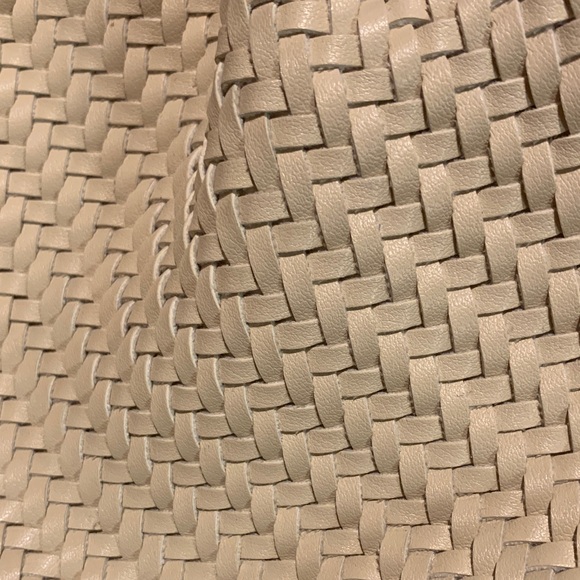 Anthropologie Cream Woven Crossbody Bag - Picture 10 of 10